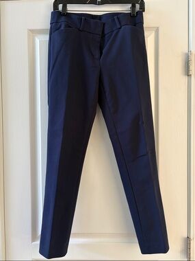 LOFT Navy Marisa Skinny Pants